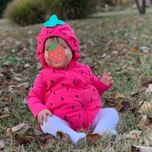 Strawberry Halloween Outfit Set
